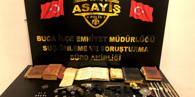 Polisin dikkati sayesinde 94 parça tarihi eser ele geçirildi