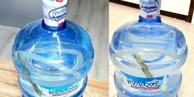 Damacananın içindeki hortum yargıya taşındı