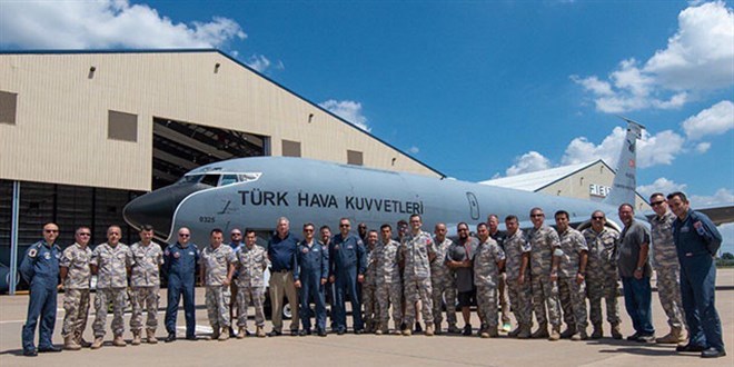 MSB: Modernizasyonu tamamlanan ilk KC-135R Blok 45 uamz teslim alnd