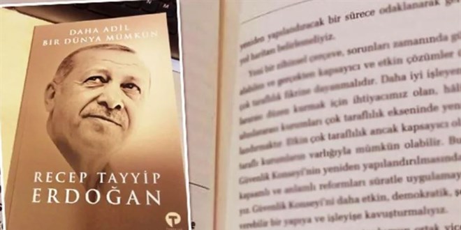 Cumhurbaşkanı Erdoğan kitap yazdı: Daha Adil Bir Dünya Mümkün