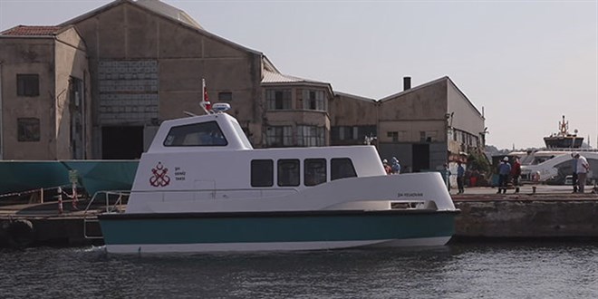 Rengini stanbullular seti: evreci deniz taksiler hizmete giriyor