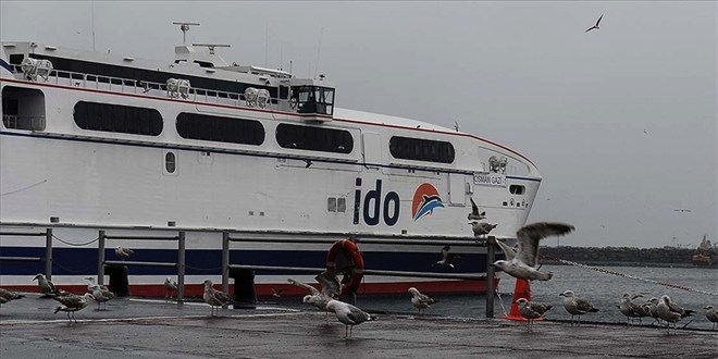 İDO, olumsuz hava koşulları nedeniyle bazı seferlerini iptal etti