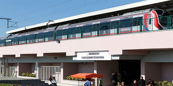 'Kazleme Marmaray stasyonu evre Dzenleme naat' aklamas