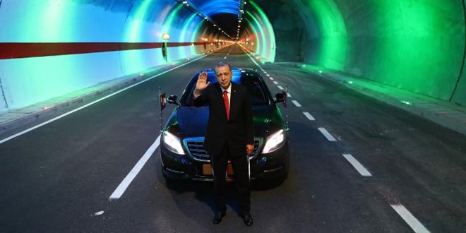 Erdoğan: 108 adet yeni tünel yapıyoruz