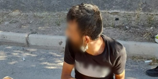 Polise bıçak çekti, bacağından vurularak etkisiz hale getirildi