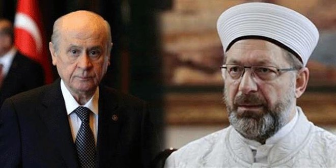Bahçeli'den 'duayla açılış' eleştirilerinde Erbaş'a tam destek