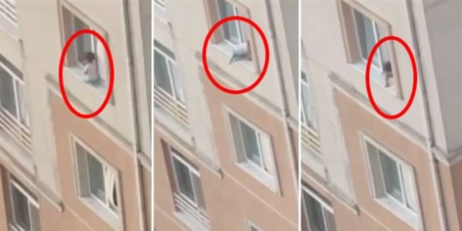 Kayaşehir'de pencere kenarına çıkan çocuğun annesi konuştu