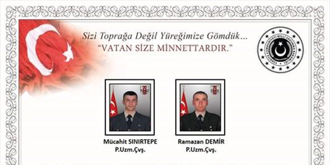 MSB acı haberi duyurdu: İdlib'de 2 asker şehit 3 asker yaralı