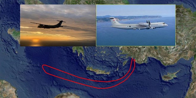 MSB: Akdeniz'de keşif ve gözetleme uçuşu gerçekleştirildi