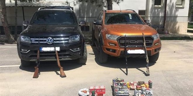 Kaçak avlanmada kullanılan araçlara el konuluyor
