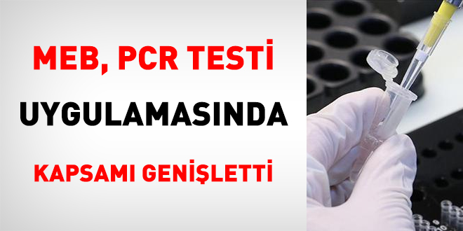 MEB: PCR testi vermeyene görev vermeyin