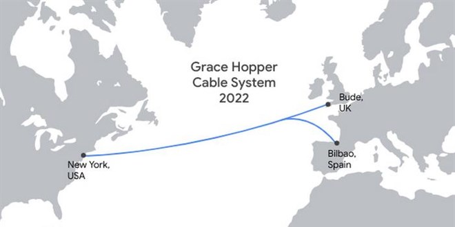 Google'dan transatlantik fiber kablo: 3 lkeyi birbirine balad