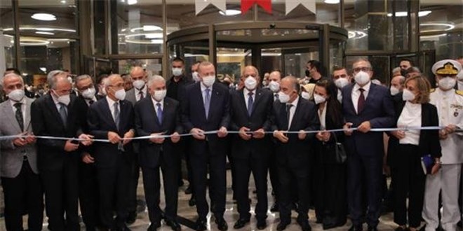 Cumhurbakan Erdoan, Mersin'de bir otelin aln yapt