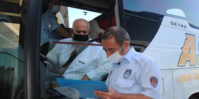 Yolcu otobüslerinde PCR denetimi