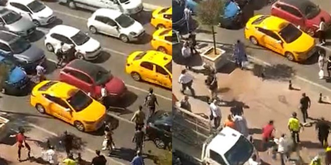İstanbul'un göbeğinde cam silici terörü