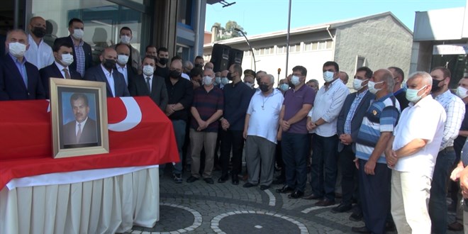Rize eski Belediye Başkanı, son yolculuğuna uğurlandı
