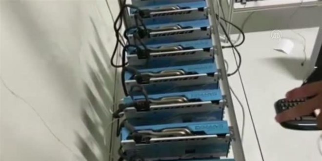 Kripto para madenciliğinde kullanılan 73 cihaz ele geçirildi