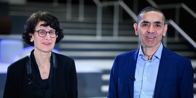 Özlem Türeci ve Uğur Şahin'e büyük onur