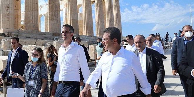 Ekrem İmamoğlu Yunanistan'a gitti