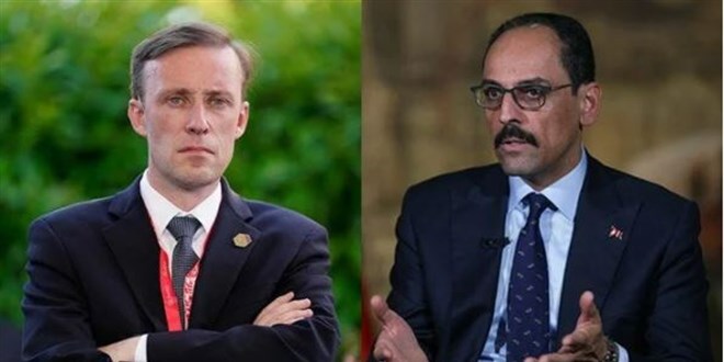 Sözcü Kalın, ABD Ulusal Güvenlik Danışmanı Sullivan ile görüştü