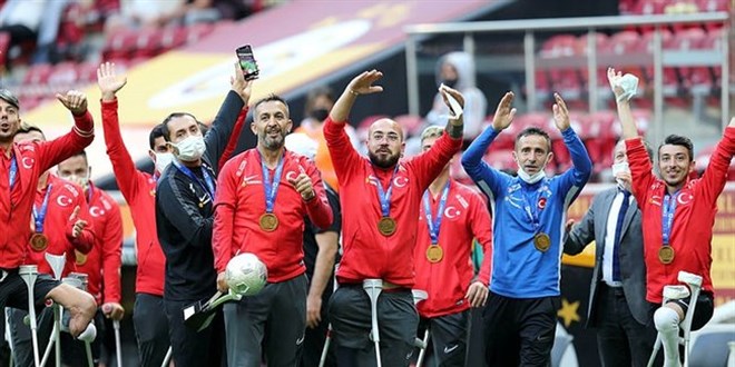TFF, Ampute Milli Takımı'na 1,5 milyon lira ödül verecek