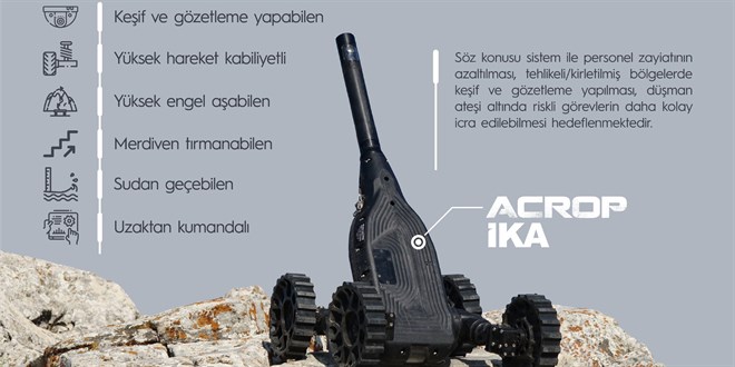 İnsansız Kara Araçları, birliklerde kullanılmaya başlandı