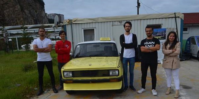 'Murat 124' elektrikli hale getirip TEKNOFEST'te katldlar