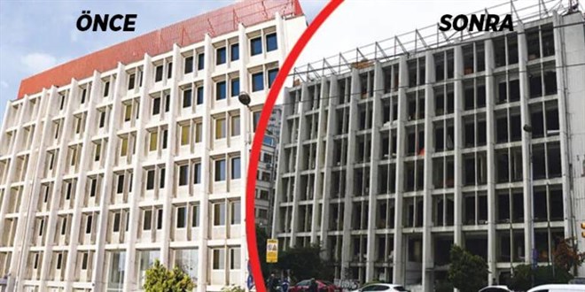 Reza Zarrab'�n Beyo�lu'ndaki binas�n� par�a par�a �ald�lar