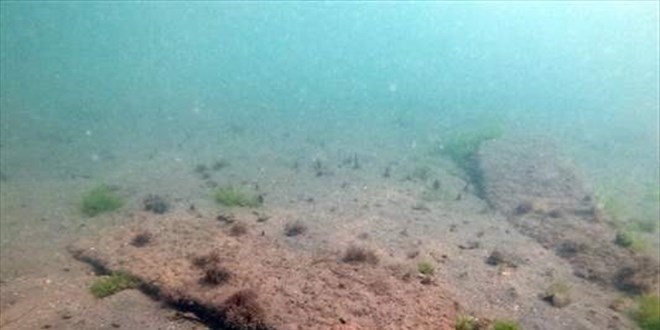 Marmara Denizi'nde mimari bloklar yüklü gemi batığı keşfedildi