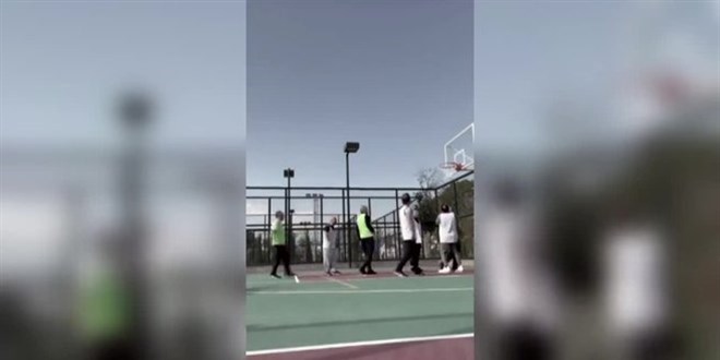 Altun, Erdoğan'ın basketbol oynadığı görüntüleri paylaştı