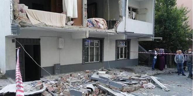 Avcılar'da evde tüp patlamasında 1 kişi yaralandı