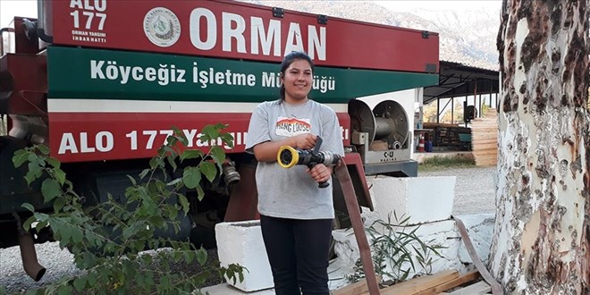 Orman yangınının sembol ismi Merve ormancı olmak istiyor