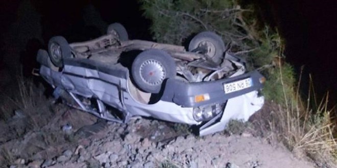 80 metreden düşen otomobilde emniyet kemeri kurtardı