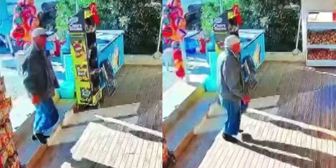 Market kirlenmesin diye çamurlu ayakkabılarını çıkarıp öyle girdi