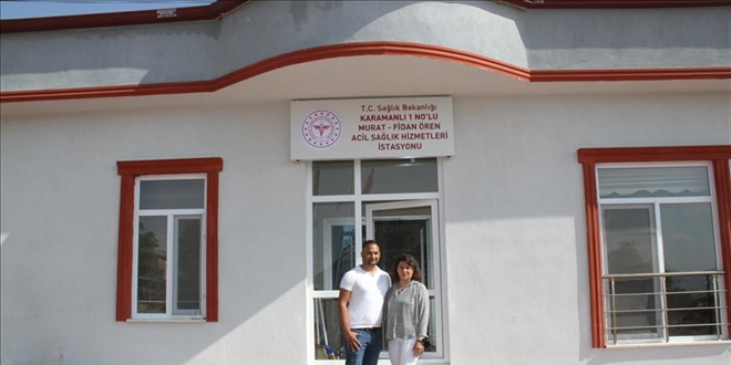 Eşinin adını yaptırdığı 112 Acil Servis istasyonuyla yaşatıyor