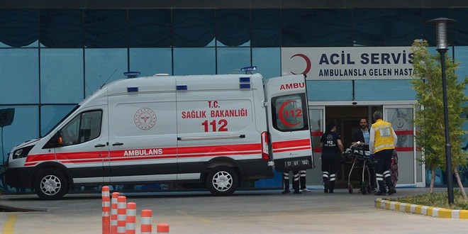 Konya'da kızının kalçasından iğne yaptığı kişi hastanelik oldu