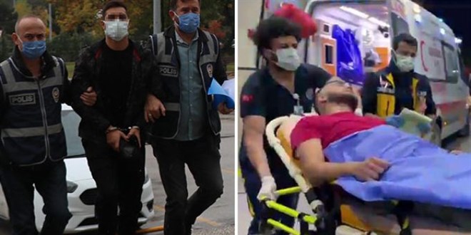 Paket servis taşıyan kuryeyi tetikçi sandı, bacağından vurdu