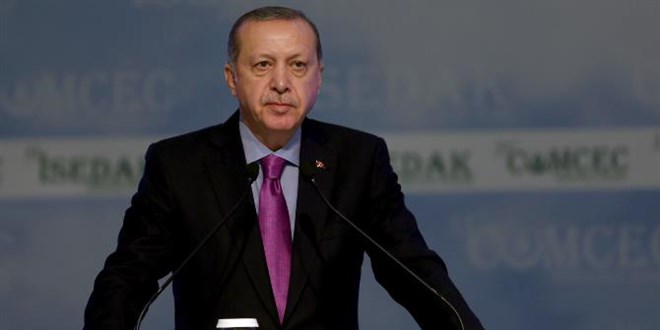 Erdoan,  Erbakan ve Milli Gr Sempozyumu'na video mesaj gnderdi