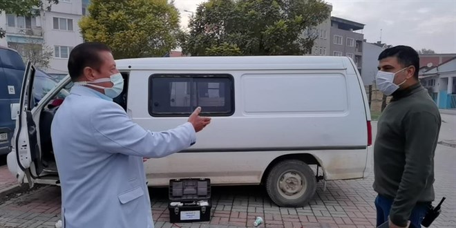 Çalınan aracı bulunan sağlıkçı; 'Para bulmuş gibi sevindim'