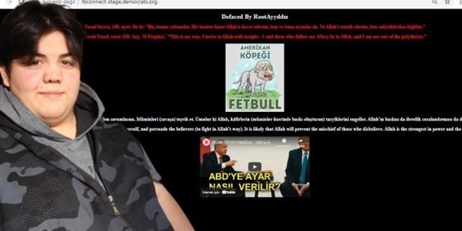Sinoplu hacker yine iş başında! Biden'ın partisini hackledi