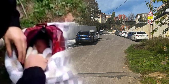 Kartal'da yol kenarında yeni doğmuş bebek bulundu