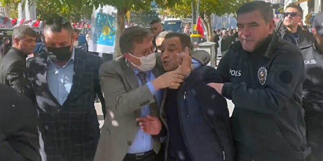 Şehidin abisine küfreden İYİ Partili Türkkan hakkında suç duyurusu