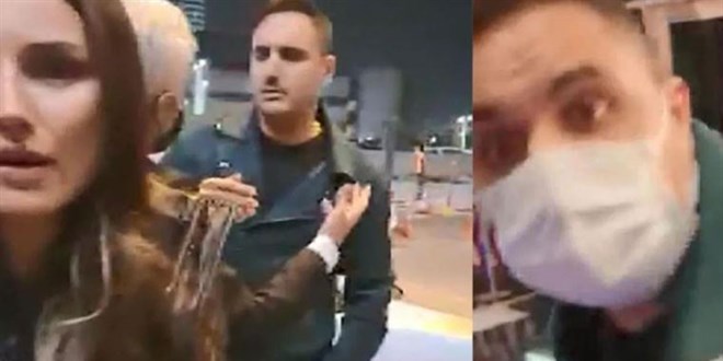 Mağazada 'sosyal mesafe' kavgası